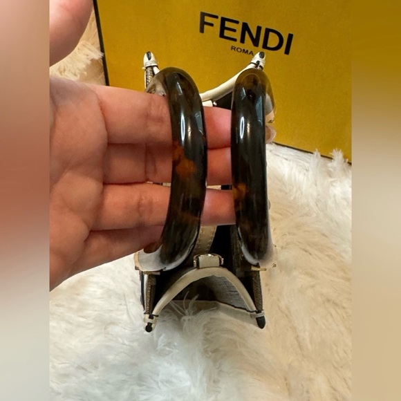 ⭐️🇮🇹 FENDI 2021 Mini FF Zucca Sunshine Shopper Tote✨ - Picture 2 of 11